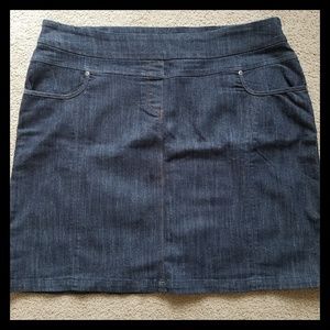 🍂CJ Banks Denim Skirt Size 2X 22/24 EUC!